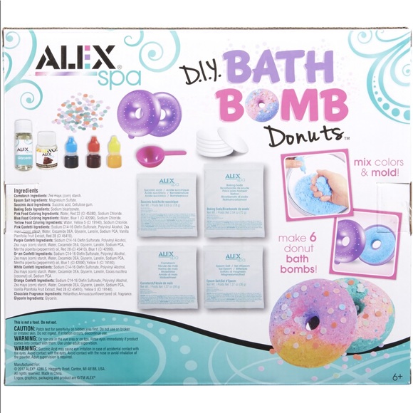 Alex Spa Bath Alex Spa Diy Bath Bomb Donuts Kit Poshmark